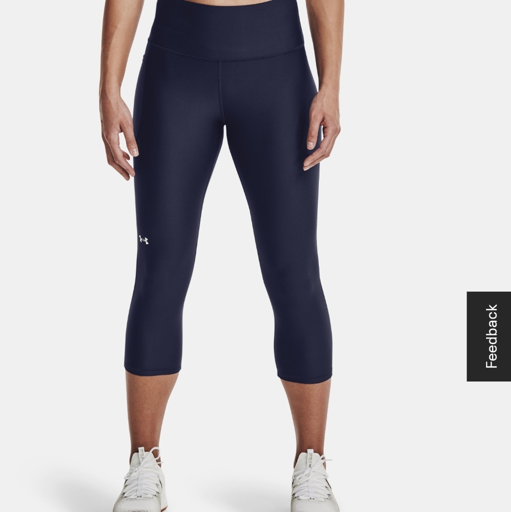 Under armour heat gear compression capri pants